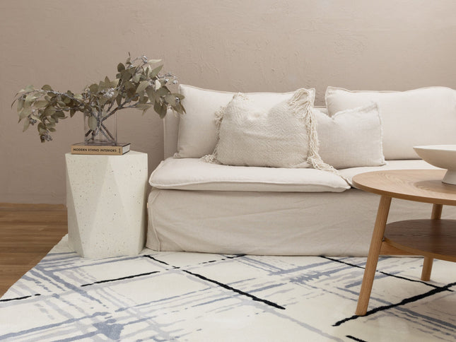 Cloud Geo Cream Blue