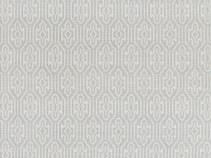 Copacabana Geometric Light Grey Wool Rug