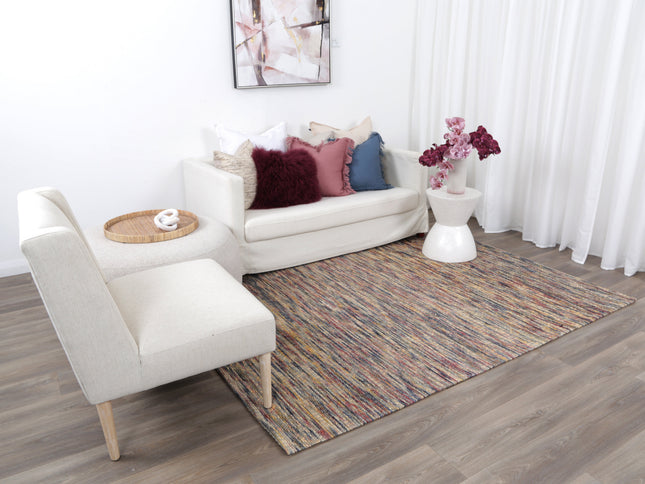 Copacabana Geometric Multi Wool Rug