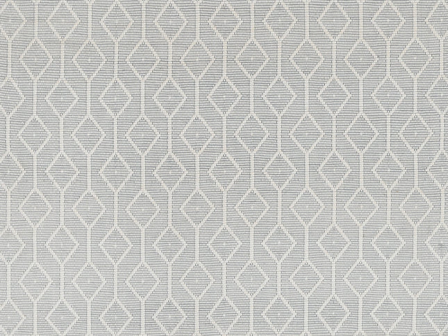 Copacabana Lattice Light Grey Wool Rug