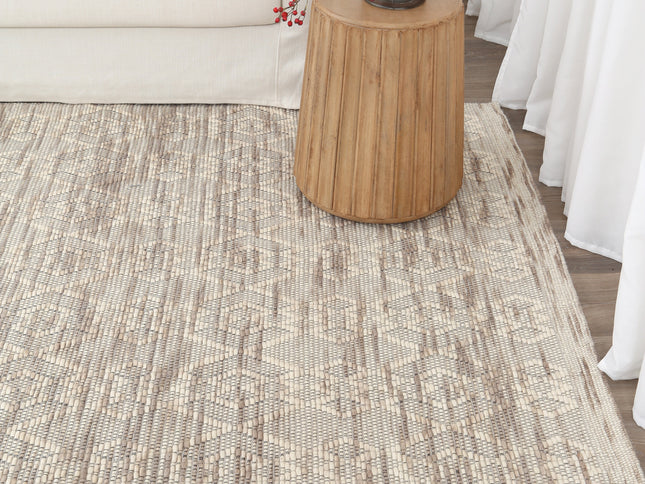 Copacabana Diamond Beige Wool Rug
