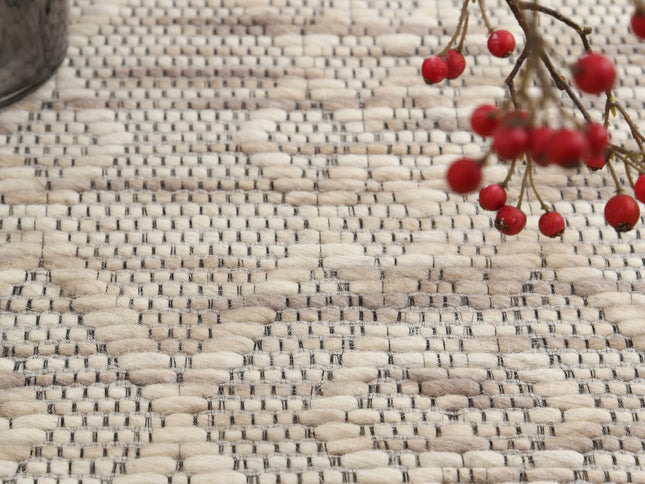 Copacabana Diamond Beige Wool Rug