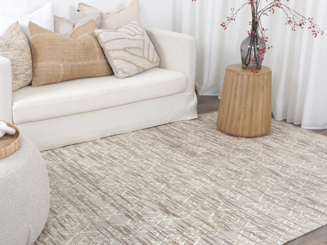 Copacabana Diamond Beige Wool Rug