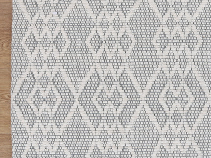 Copacabana Diamond Grey Wool Rug