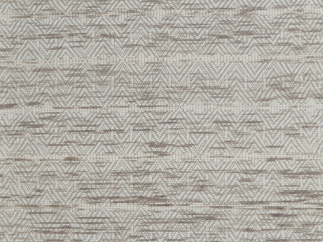 Copacabana Chevron Beige Wool Rug