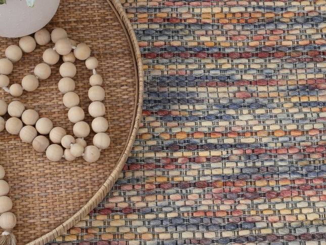 Copacabana Chevron Multi Wool Rug