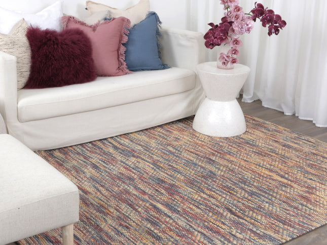 Copacabana Chevron Multi Wool Rug