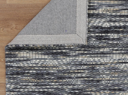 Copacabana Chevron Stone Wool Rug
