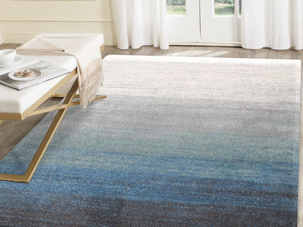Matisse Aqua Blue Ombre Rug