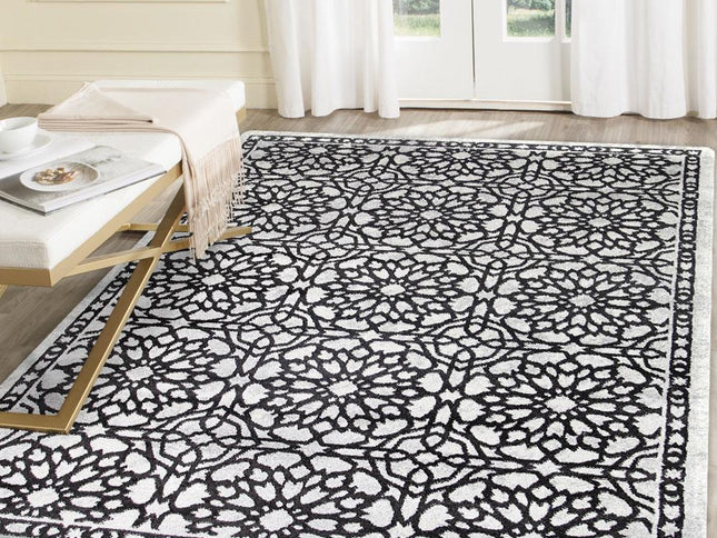 Matisse Dark Grey Demask Rug