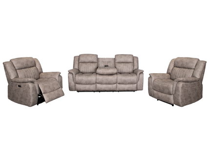 Selby 3+1+1 Electric Recliner - Grey