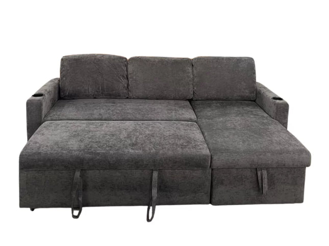 Sylva Sofa Bed - Grey Linen