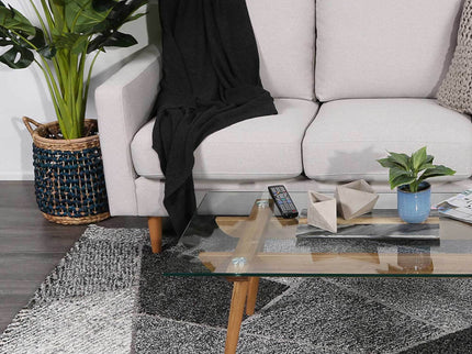 Chelsea Grey Geometric Rug