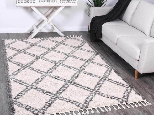 Kasbah Odi Tribal Cream & Grey Rug