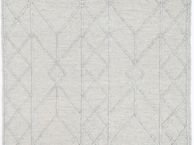 Himalaya Interweave Tribal Grey Wool Rug
