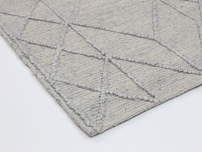 Himalaya Interweave Tribal Grey Wool Rug