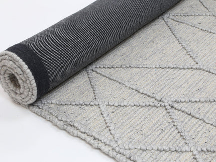 Himalaya Interweave Tribal Grey Wool Rug