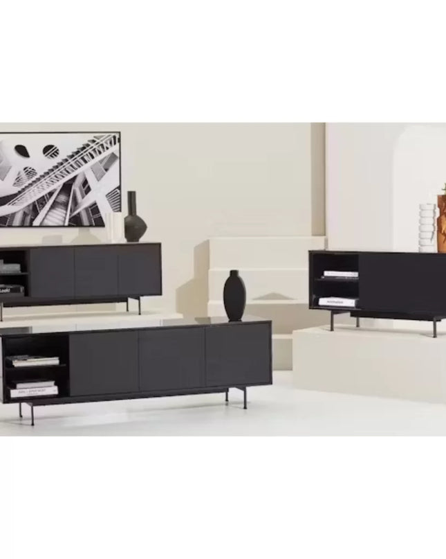 Milan TV Unit 1.5m - Black