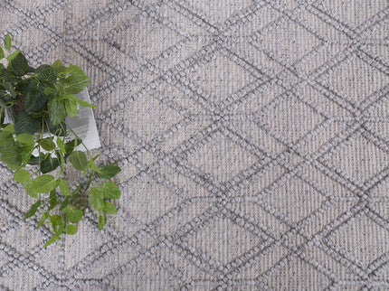 Himalaya Cobblestone Tribal Grey Wool Rug
