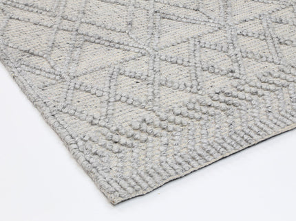 Himalaya Cobblestone Tribal Grey Wool Rug