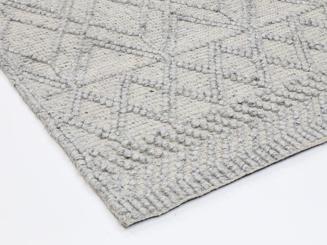 Himalaya Cobblestone Tribal Grey Wool Rug
