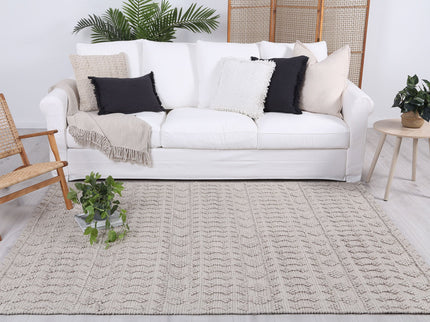 Himalaya Fine Tribal Natural Wool Rug