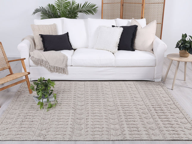Himalaya Fine Tribal Natural Wool Rug