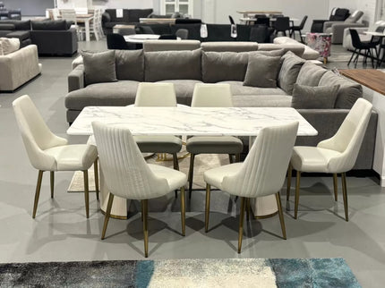 Alisa Dining Table - White