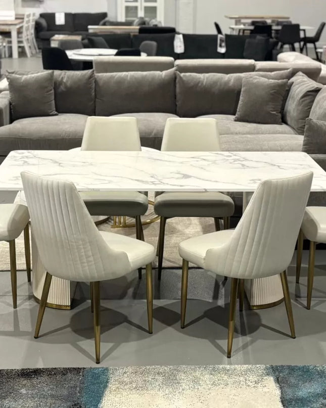 Alisa Dining Table - White
