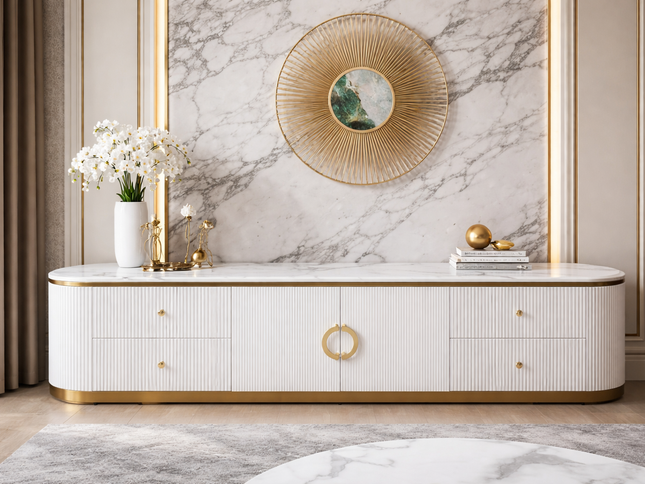 Alisa TV Unit - White