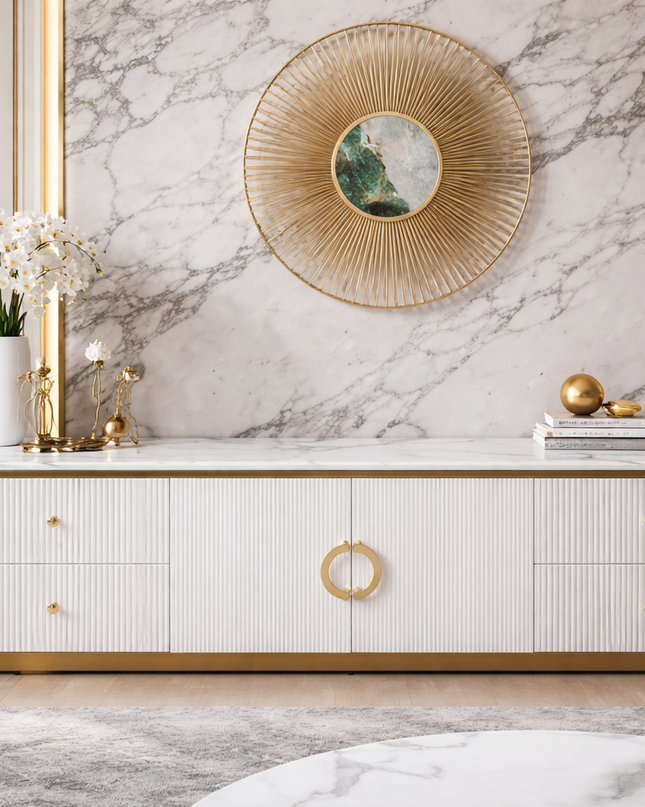 Alisa TV Unit - White