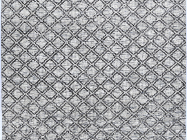 Amritsar Ajnala Charcoal & Beige Cotton Blend Rug
