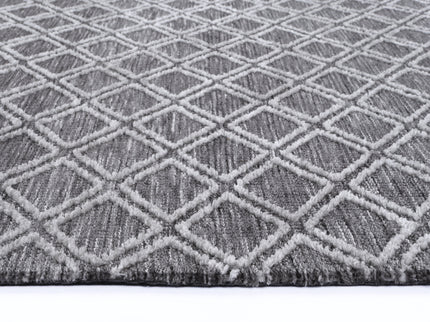 Amritsar Ajnala Grey Cotton Blend Rug