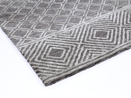 Amritsar Ajnala Grey Cotton Blend Rug