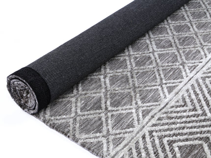 Amritsar Ajnala Grey Cotton Blend Rug