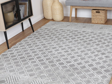 Amritsar Ajnala Grey Cotton Blend Rug