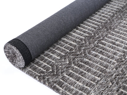 Amritsar Attari Grey Cotton Blend Rug