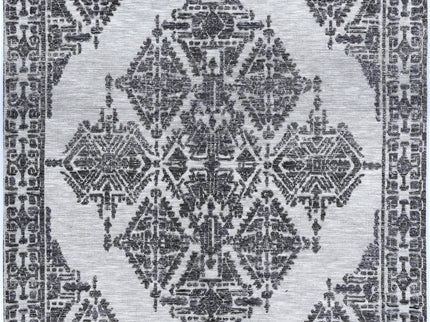 Amritsar Beas Grey Cotton Blend Rug