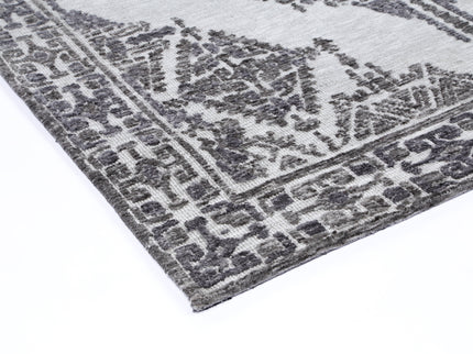 Amritsar Beas Grey Cotton Blend Rug