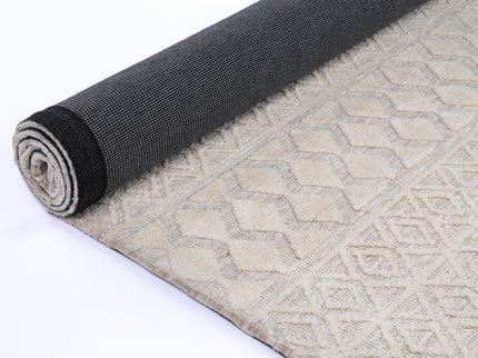 Amritsar Ramdass Cream Cotton Blend Rug
