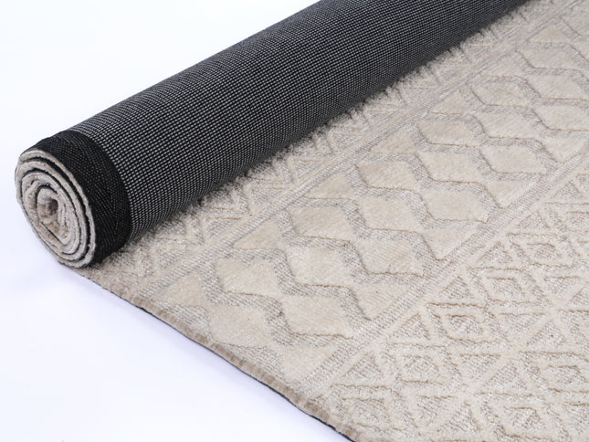 Amritsar Ramdass Cream Cotton Blend Rug