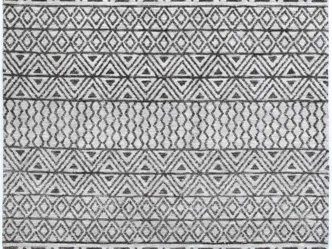 Amritsar Ramdass Grey Cotton Blend Rug