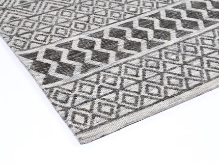 Amritsar Ramdass Grey Cotton Blend Rug
