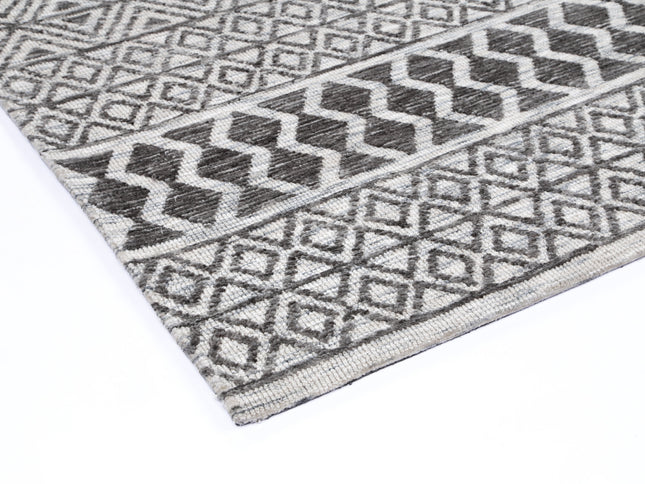 Amritsar Ramdass Grey Cotton Blend Rug