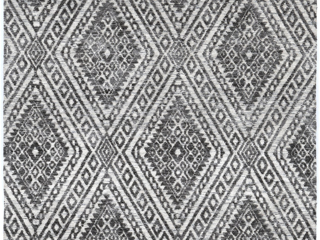 Amritsar Majitha Charcoal & Beige Cotton Blend Rug