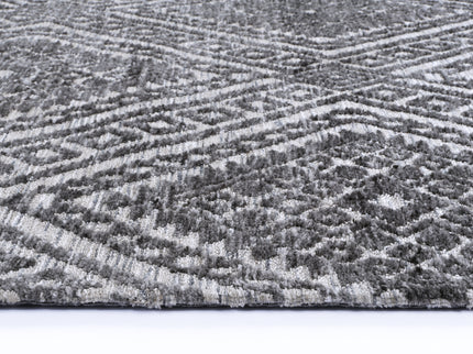 Amritsar Majitha Charcoal & Beige Cotton Blend Rug