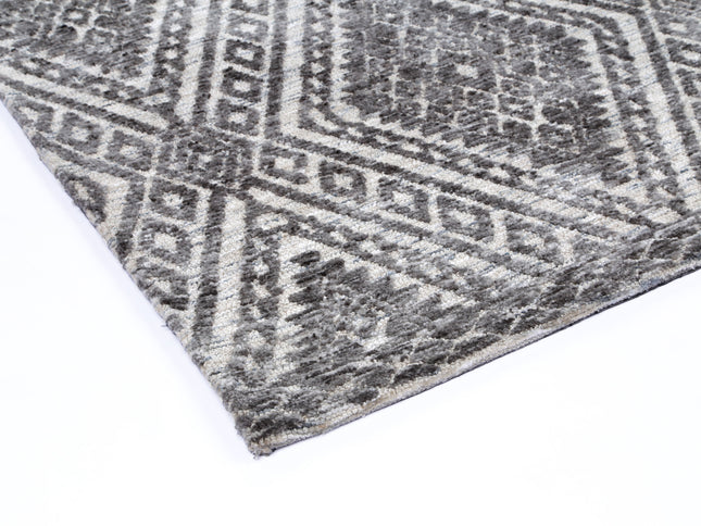 Amritsar Majitha Charcoal & Beige Cotton Blend Rug