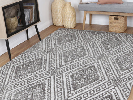 Amritsar Majitha Grey Cotton Blend Rug