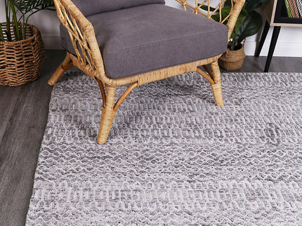 Amritsar Camphils Grey Tribal Rug