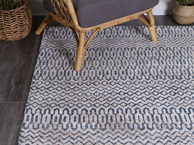 Amritsar Camphils Navy Tribal Rug